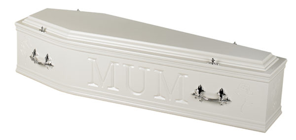 Artiste coffin mum white