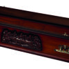 Britannia casket last supper dark mahogany