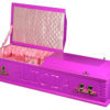 Britannia casket pink open