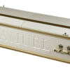 Britannia casket split lid white gold two tone