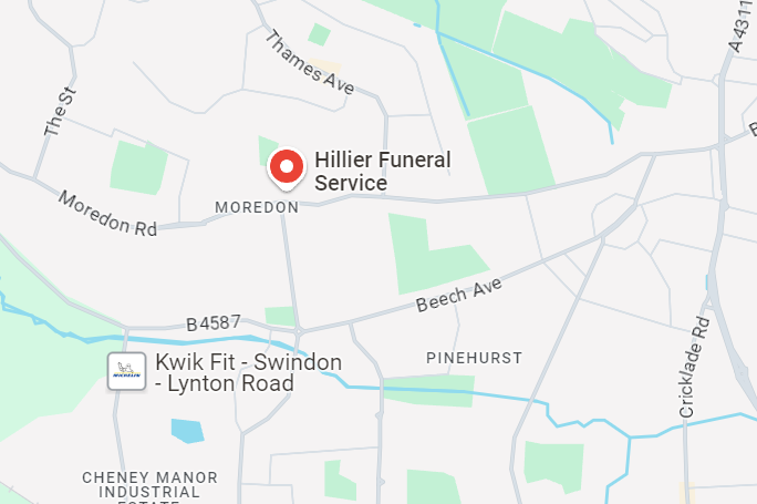 Broadway funeral directors map