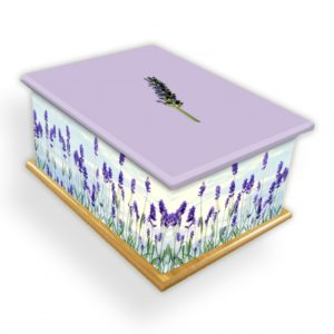 Lavender Ashes Casket